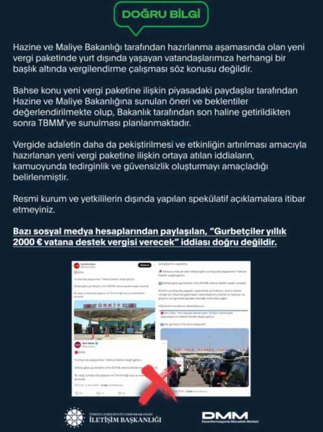Vatana destek vergisi nedir? Gurbetçilerden vatana destek vergisi alınacak mı?