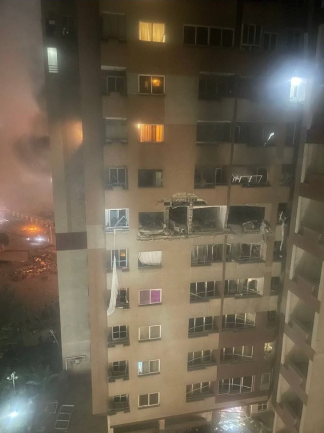 İşte İsrail'in İran saldırısından ilk görüntüler