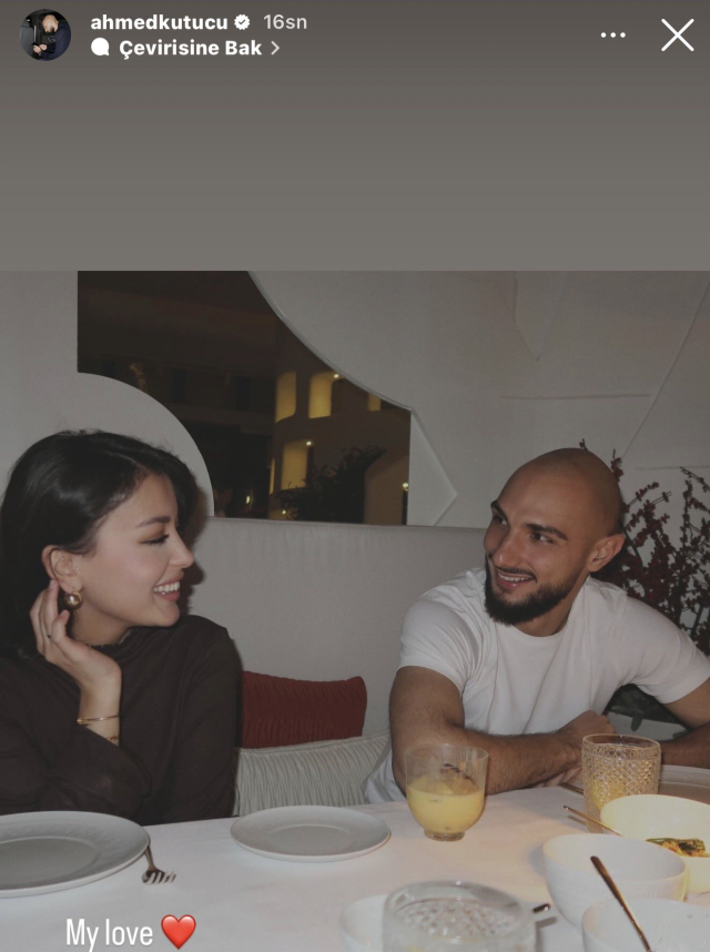 Ahmed Kutucu'dan tek kelimelik Sevgililer Günü paylaşımı