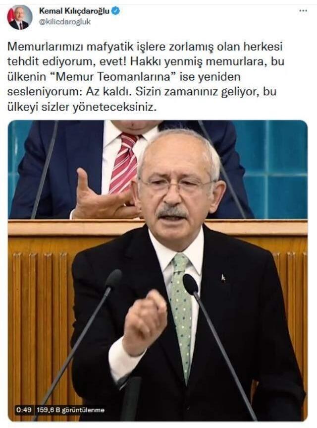 Kılıçdaroğlu'ndan bürokratlara yeni çağrı: Az kaldı, sizin zamanınız geliyor