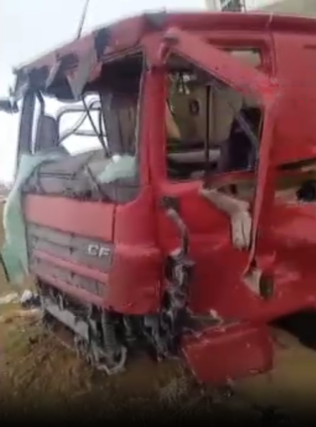 Hataylı şoför hayatını kaybetmişti! İsrail füzesinin vurduğu tır böyle görüntülendi