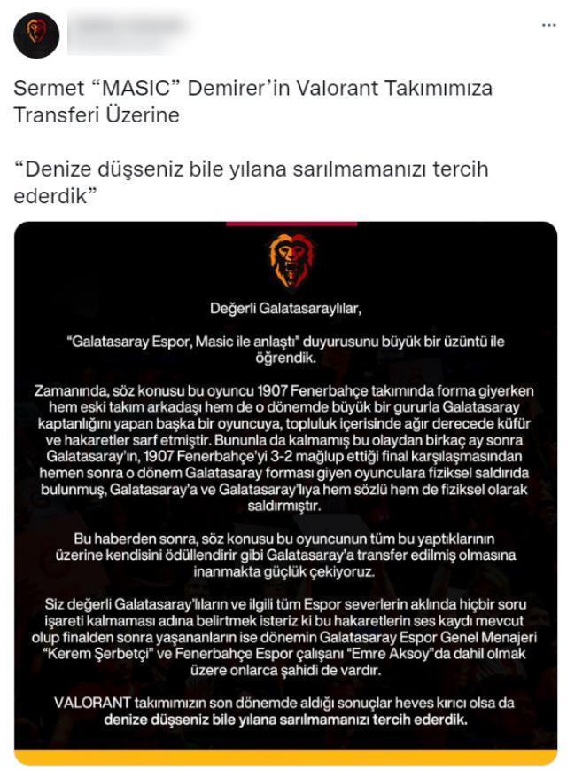 Galatasaray eski Fenerbahçeliyi renklerine bağladı! Taraftarlar isyan etti