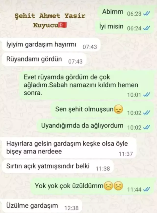 Ahmet Yasir Kuyucu'nun ailesi