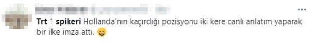 Kuzey Makedonya-Hollanda maçında yaşanan bir pozisyonun tekrarını, yeniymiş gibi anlatan TRT spikeri alay konusu oldu