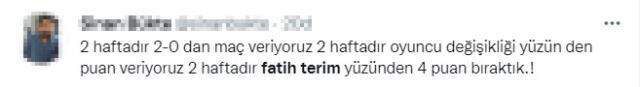 Galatasaray taraftarı suçluyu buldu! Trabzonspor maçındaki puan kaybının faturası Fatih Terim'e çıktı
