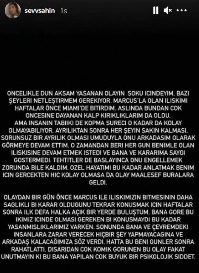 Şevval Şahin'den yeni sevgilisini denize atan eski sevgilisiyle ilgili ilk açıklama: Yasal yollara başvurdum