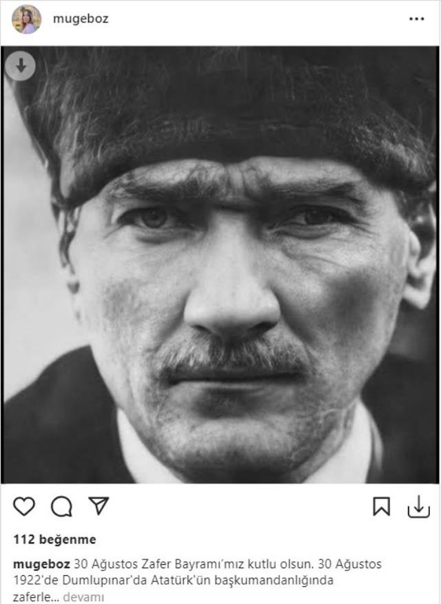 Büyük Zafer'in 100. yılı! Ünlülerden 30 Ağustos Zafer Bayramı paylaşımları