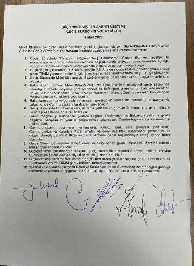 Aylardır konuşulan iddia kesinleşti! İşte mutabakat metninde en dikkat çeken madde