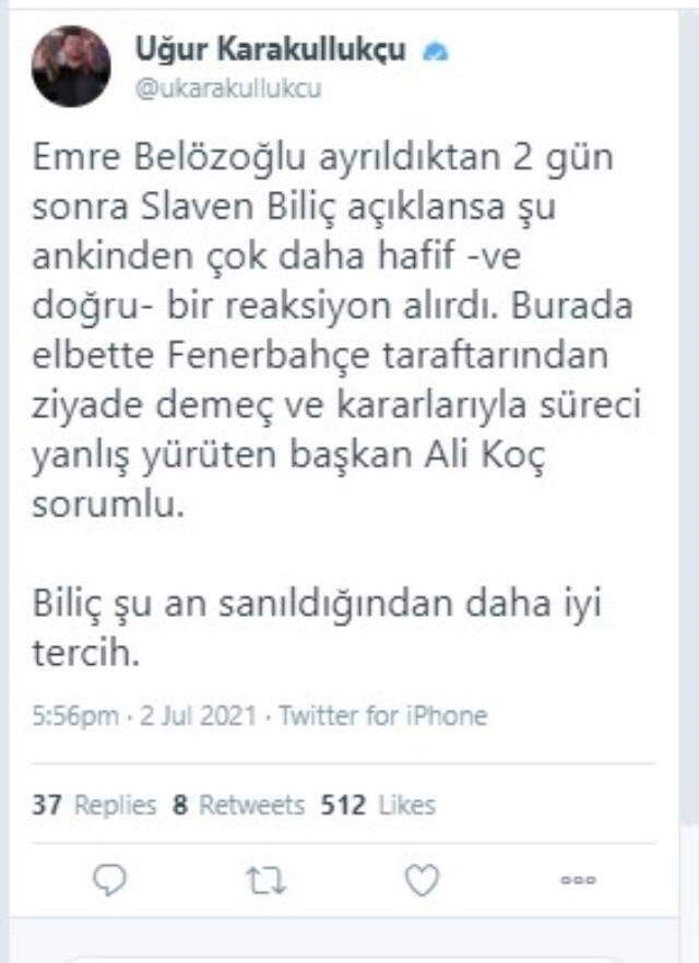 Fenerbahçe'nin kısa süre içinde Slaven Bilic'i duyurması bekleniyor
