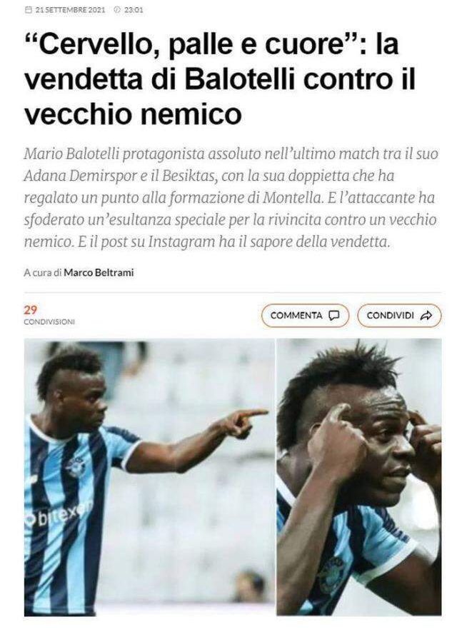 Avrupa'dan Güney Amerika kıtasına kadar bu olay konuşuluyor! Balotelli ve Sergen Yalçın, dünya manşetlerinde