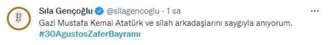 Ünlü isimlerden 30 Ağustos Zafer Bayramı paylaşımları