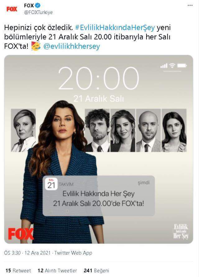 Evlilik Hakkında Her Şey ne zaman, günü mü değişti? Evlilik Hakkında Her Şey gün mü değiştirdi? Yeni günü hangi gün oldu? 14 Aralık Salı neden yok?