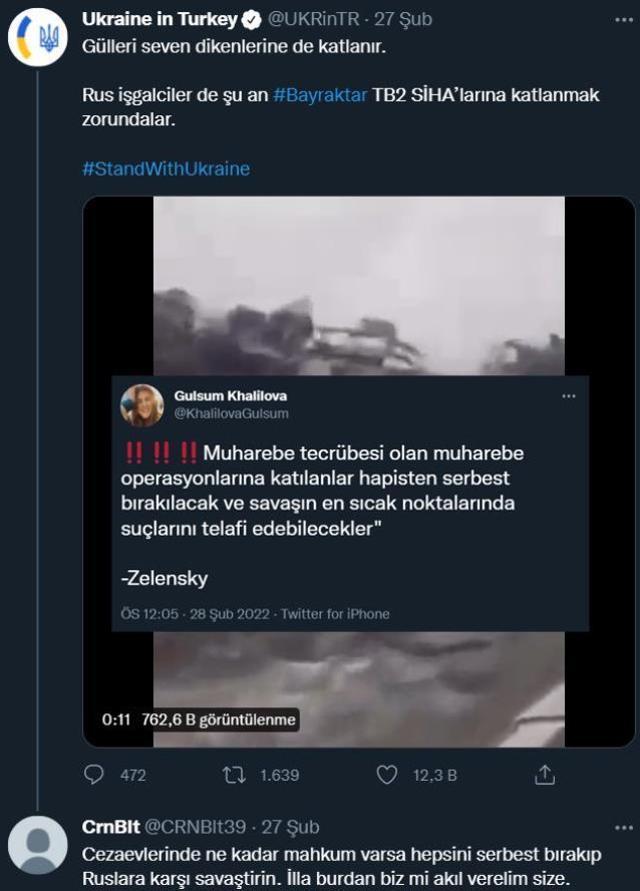 Türklerin savaş taktikleri işe yaradı! Ukraynalılar yeni öneriler bekliyor