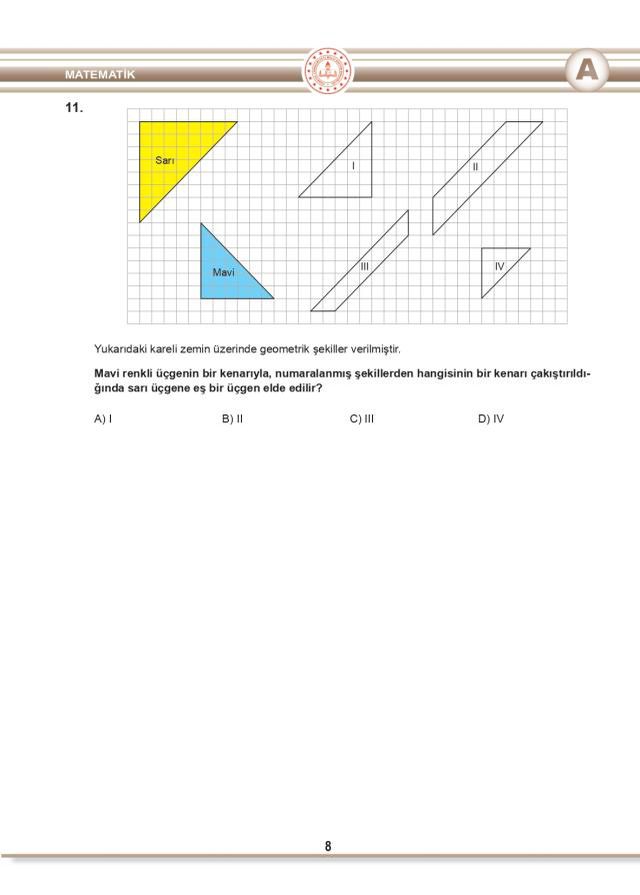 2022 LGS Matematik çözümleri: LGS Sayısal kitapçığı soru ve cevapları! (MEB) LGS Matematik soruları ve cevapları 2022