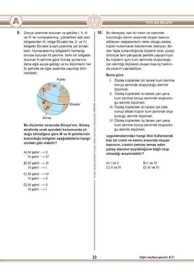 LGS Cevap Anahtarı 2022: A, B, C ve D kitapçığı LGS soru ve cevapları! LGS kitapçığı soru ve cevap anahtarı! LGS kitapçığı!