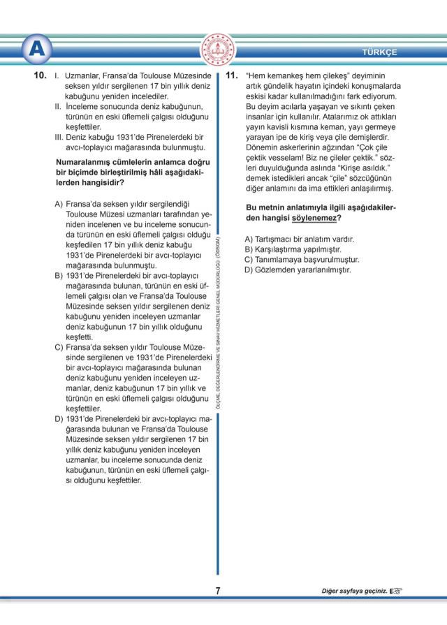 LGS soruları yayınlandı mı? MEB 2022 LGS soruları ve cevap anahtarı!