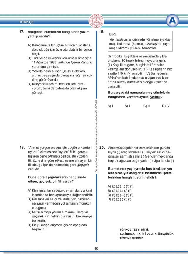 LGS soruları yayınlandı mı? MEB 2022 LGS soruları ve cevap anahtarı!