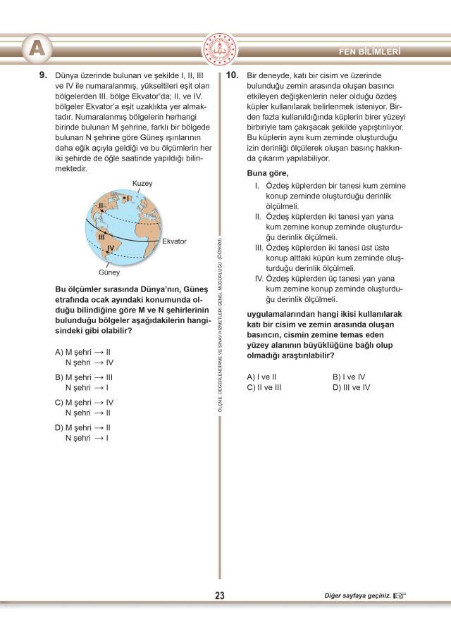 LGS soruları yayınlandı mı? MEB 2022 LGS soruları ve cevap anahtarı!