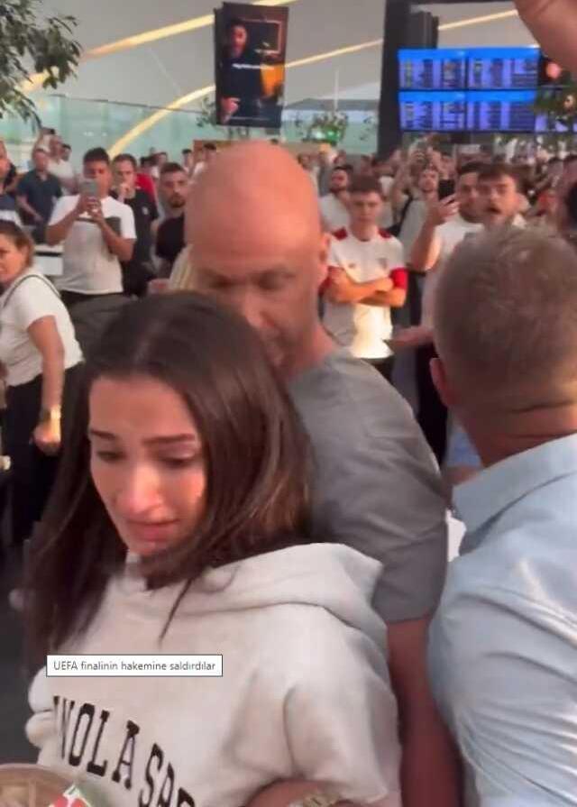 UEFA finalinin olay hakemini havaalanında yakaladılar! Canını zor kurtardı