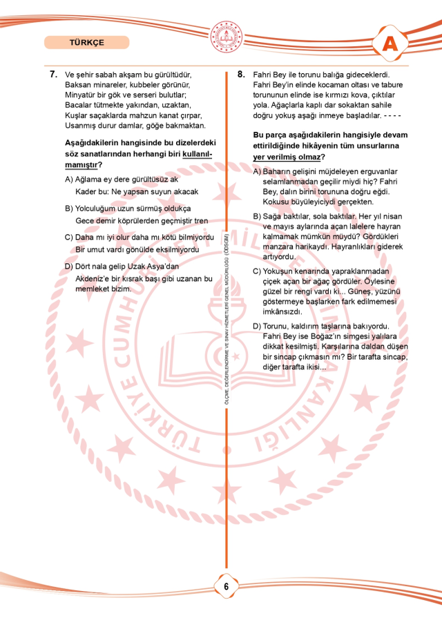 LGS soru cevapları! 2025 LGS Türkçe, Matematik, Fen Bilimleri, İnkılap Tarihi, İngilizce, Din Kültürü SÖZEL -SAYISAL soru cevapları PDF indir – oku!