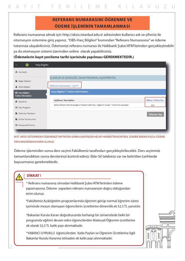 AUZEF kayıt yenileme nasıl yapılır? AUZEF kayıt yenileme ekranı!