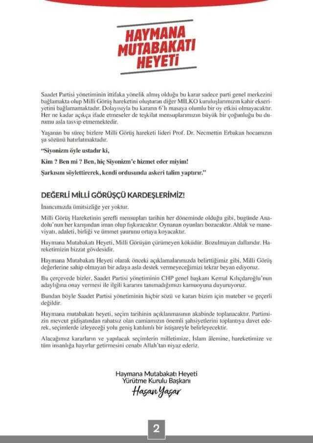 Haymana Mutabakatı nedir? Haymana Mutabakatı'nda kimler var, hangi parti?