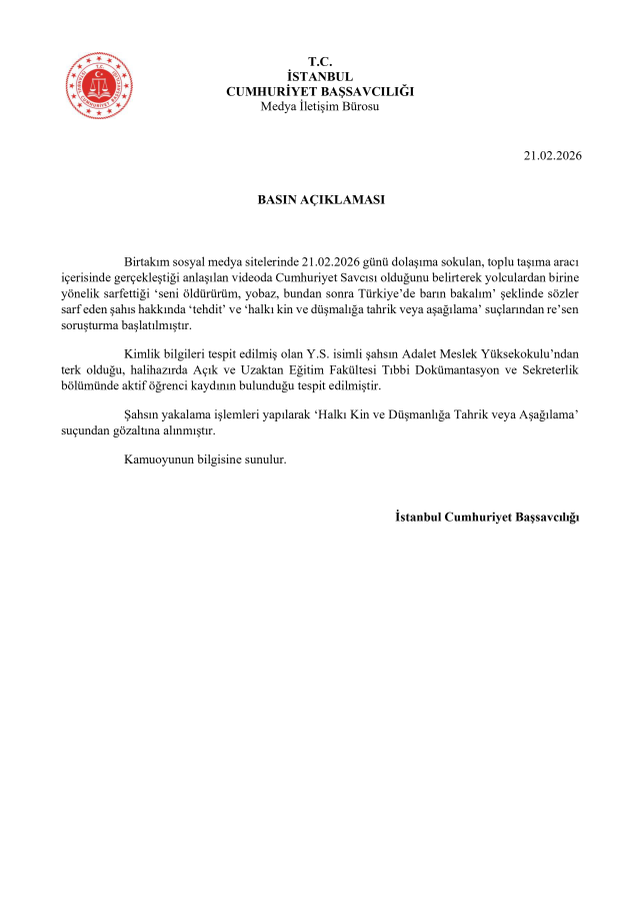 Bakan Gürlek: Hukukun üstünlüğünden taviz vermeyeceğiz