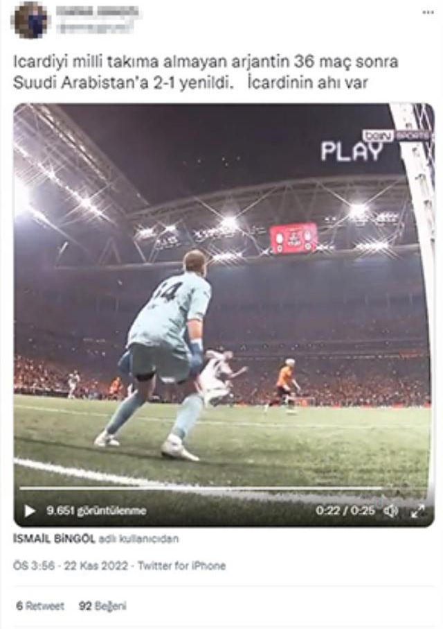 Almayacaktın Icardi'nin ahını! Galatasaraylılar Messi ile dalga geçiyor