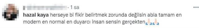 Mükremin Gezgin'e sahip çıkan Hazal Kaya, Tiwtter'da linç ediliyor