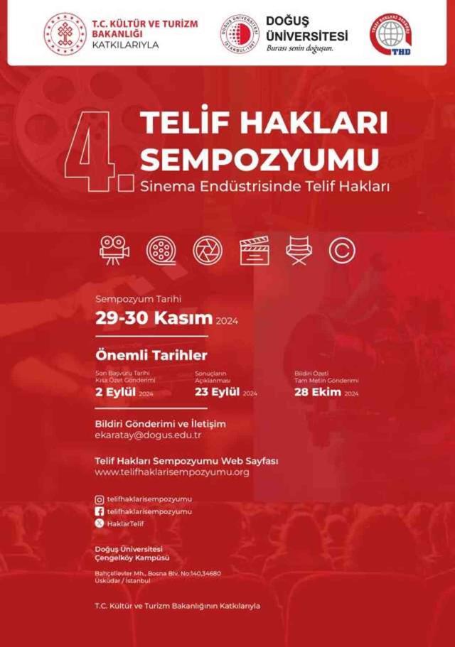Türk Sinemasında Telif Hakkı Sorunu Sempozyumda Ele Alınacak