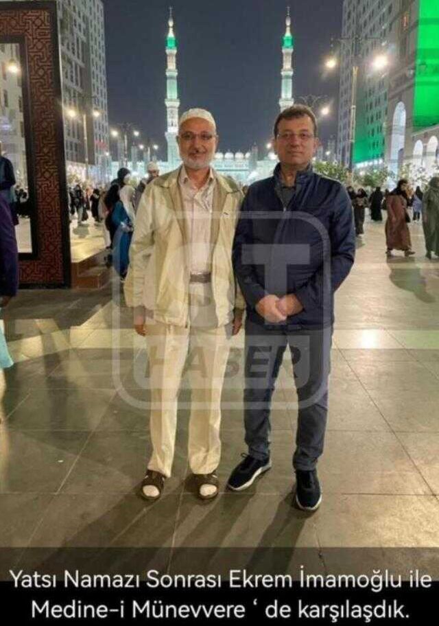 Umre'ye giden Ekrem İmamoğlu'ndan ilk fotoğraf geldi