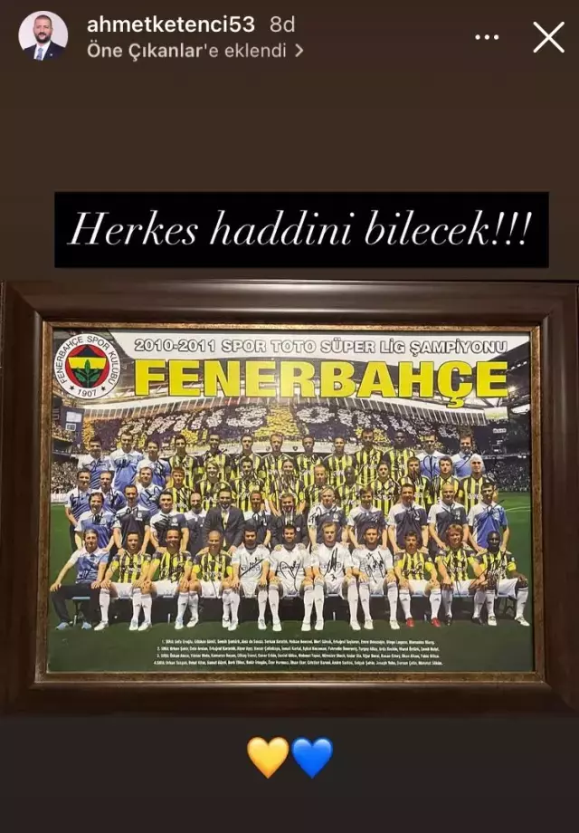 Fenerbahçe-Trabzonspor Gerginliği Ardında Ahmet Ketenci’nin “Herkesi Haddini Bileceksin” Paylaşımı