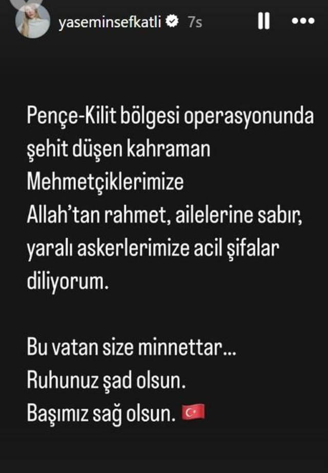 Şehitlerimize ve Ailelerine Başsağlığı