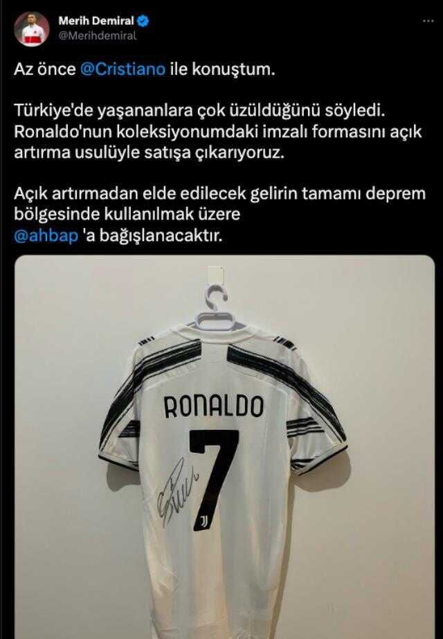 Cristiano Ronaldo bağış yaptı mı? Cristiano Ronaldo depremzedeler için bağış yaptı mı, yapmadı mı?
