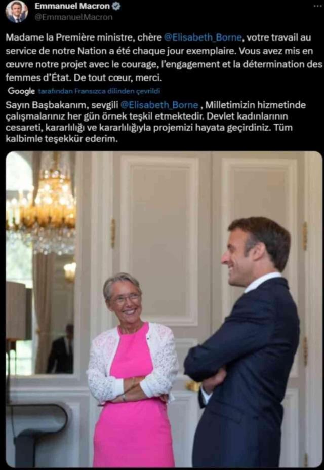 Fransa Başbakanı Elisabeth Borne istifa mı etti, görevden neden ayrıldı?