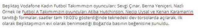 Beşiktaş'tan görülmemiş hata! Yanlışlıkla Kenan Karaman transferini açıkladılar