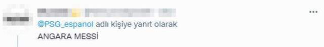 PSG'nin 'Ankara Messi' paylaşımı olay oldu! Türk kullanıcılar yorum üstüne yorum yapıyor