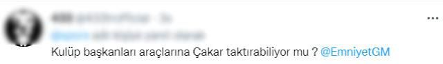Beşiktaş Başkanı Ahmet Nur Çebi'nin aracındaki detaya tepkiler çığ gibi: İngiltere prensi mi?