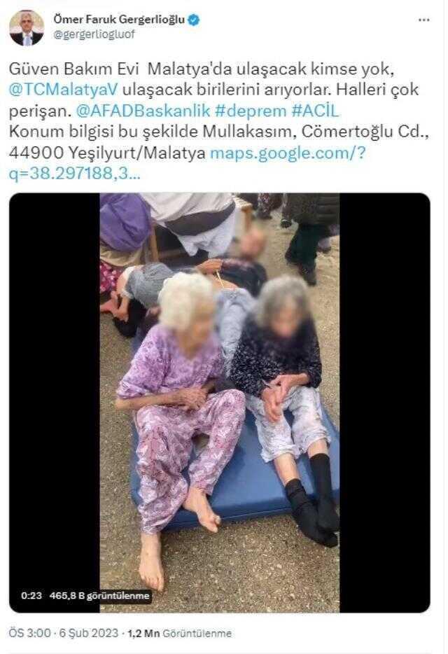 Aile ve Sosyal Hizmetler Bakanlığı'ndan Malatya'daki özel bakım merkezine ilişkin açıklama: Tekrar kuruma alındılar