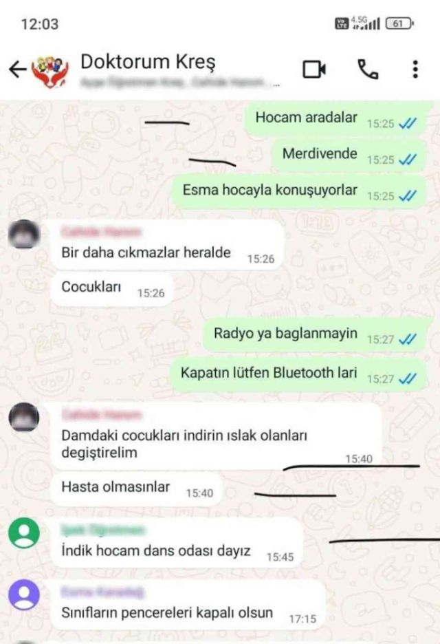Eski çalışan kreşteki skandalları kayda aldı! Denetim sırasında çocukları çatıya çıkarıp yağmurda beklettiler