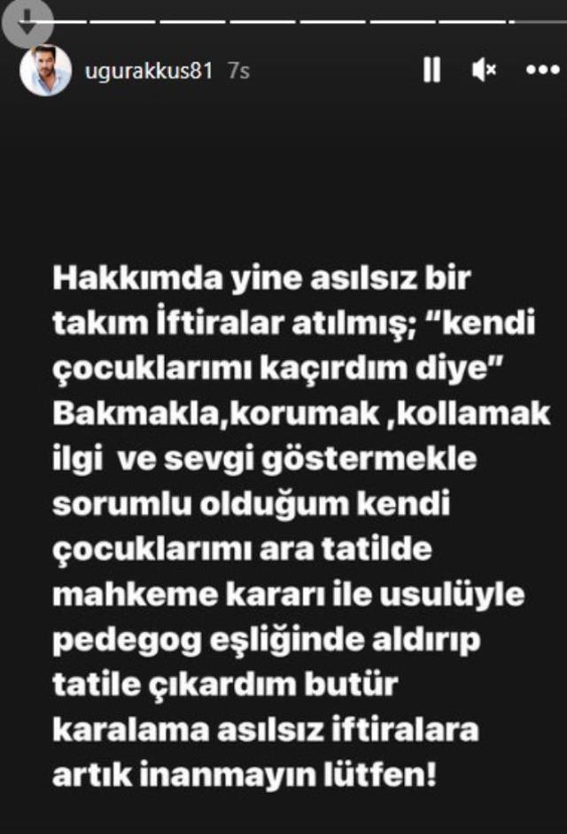 Gonca Derin'den eski eşi Uğur Akkuş'a suçlama: Kızımı kaçırıp şiddet uyguluyor