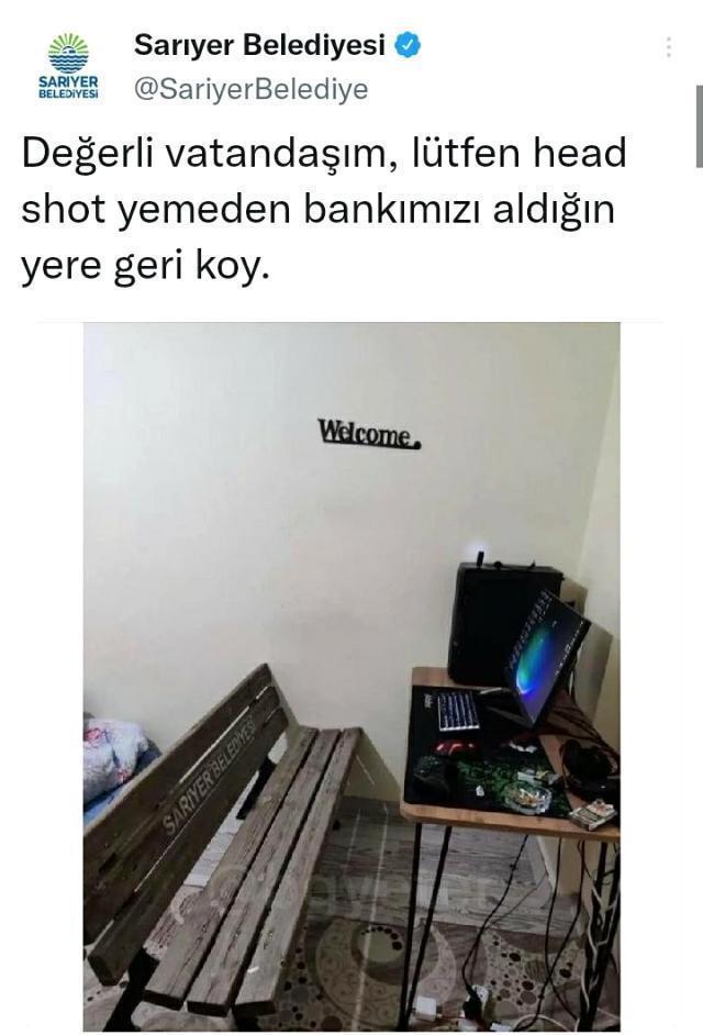 Sosyal medyada gündem olan 'bank' öğrencilerin her şeyi oldu-Kışın kullanılmıyor diyerek evlerine aldıkları bankı bırakmak istemiyorlar