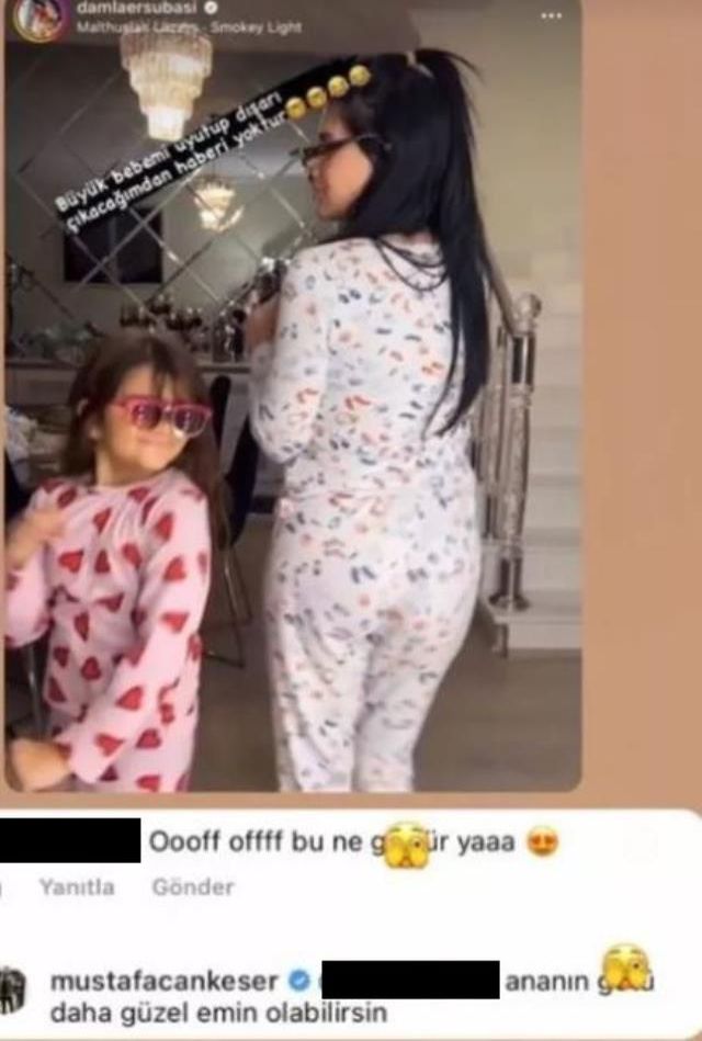 Damla Ersubaşı'nın pijaması ve kalçası hakkındaki yoruma eski kocasının yanıtı olay oldu