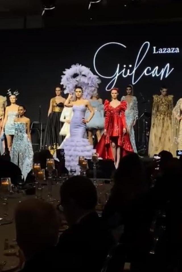 Çırağan Sarayı'nda görkemli defile! Tasarımcı Gülcan Selçuk, tamamı el işçiliğiyle yapılan yeni koleksiyonunu görücüye çıkardı