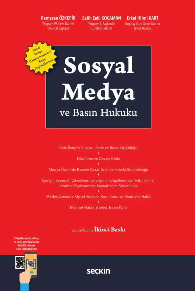 'Sosyal Medya ve Basın Hukuku' Hukukçuların Başucu Kitabı olacak