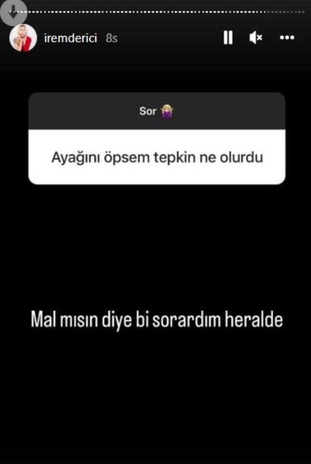 İrem Derici'den 'Galerinde kaç çıplak fotoğrafın var?' sorusuna cevap: Mesaj ve fotoğraf tutmam