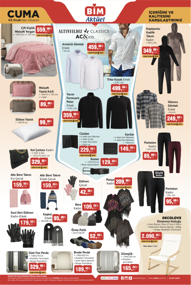 3 OCAK BİM AKTÜEL KATALOĞU! 3 Ocak Cuma BİM aktüel kataloğunda hangi ürünler var? BİM aktüel elektronik ürünler neler?