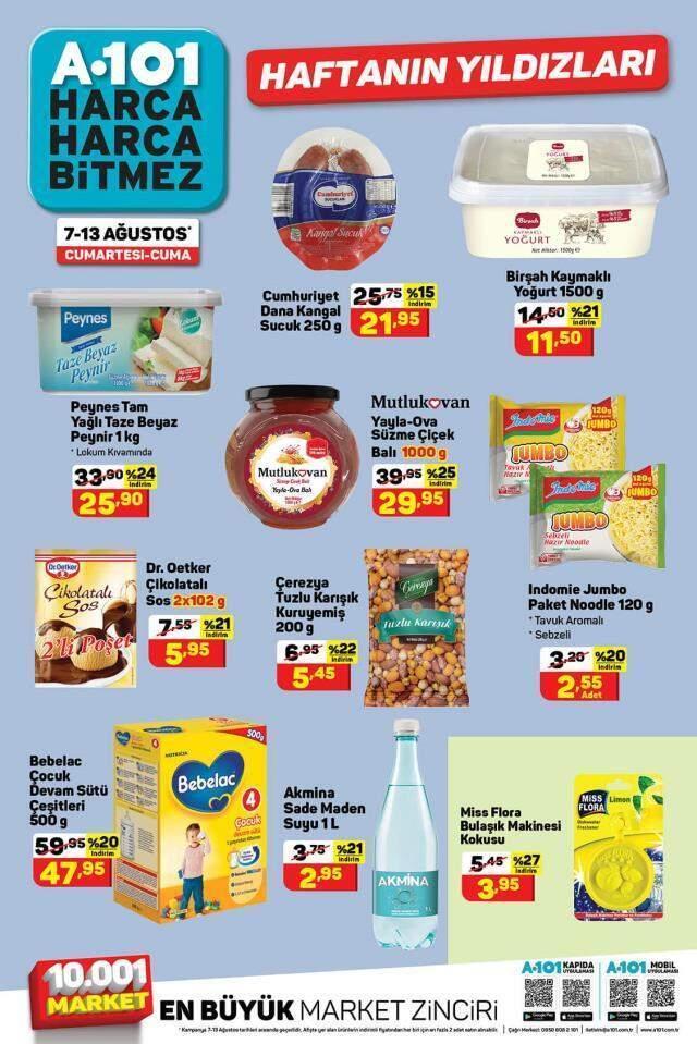 A101 aktüel ürünler kataloğu! Bu hafta A101 aktüel ürünlerinde neler var? 12 Ağustos A101 aktüel kataloğu!