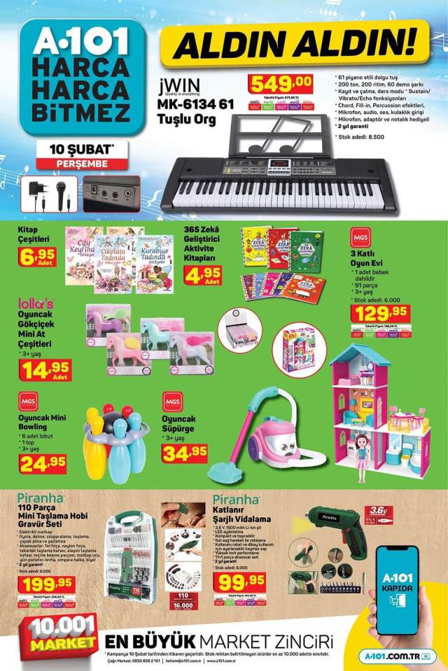 A101 aktüel ürünler kataloğu! 10 Şubat A101 bu hafta katalog ürünleri neler? A101'e gelecek ürünler ve A101 fiyat listesi!