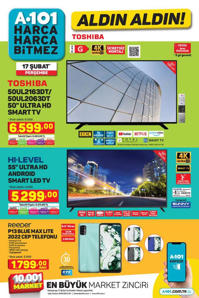 A101 aktüel ürünler kataloğu! 17 Şubat A101 bu hafta katalog ürünleri neler? A101'e gelecek ürünler ve A101 fiyat listesi!